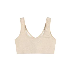 Organic Cotton V-Neck Sports Bra